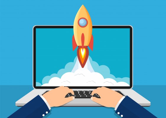 Optimization software program with a rocket ship